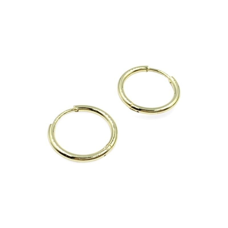 20mm 14k aukso sp. nerūdijančio plieno auskarų įvėrimai, 2vnt. 20mm 14k aukso sp. nerūdijančio plieno auskarų įvėrimai, 2vnt.