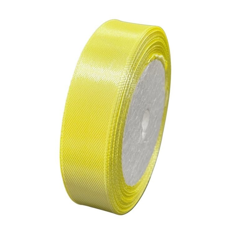 20mm geltonos sp. atlasinė juostelė, ±20m