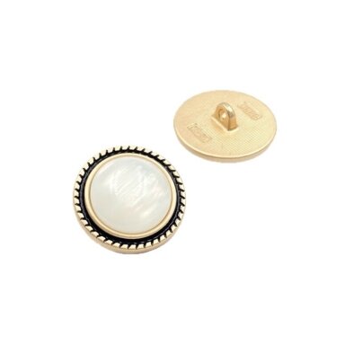 21mm aukso sp. metalinė saga su kilpute, 2vnt.