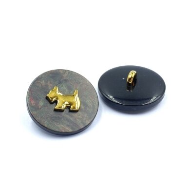 21mm rudos sp. plastikinė saga su kilpute, 1vnt.