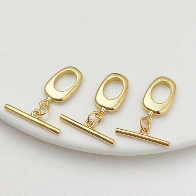 21x10mm 14k aukso sp. nerūdijančio plieno perkišamas užsegimas, 1vnt. 21x10mm 14k aukso sp. nerūdijančio plieno perkišamas užsegimas, 1vnt.