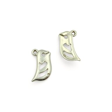 21x12mm aukso sp. pakabukas paukštis, 1vnt.