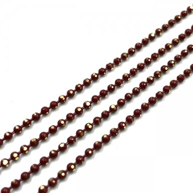 1,5x1,5mm bordo sp. grandinėlė, 1m.