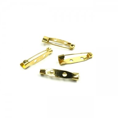 25x5mm aukso sp. sagių užsegimai, 10vnt. 25x5mm aukso sp. sagių užsegimai, 10vnt.