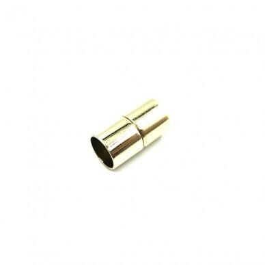 21x12mm rausvo aukso sp. magnetinis užsegimas, 1vnt.