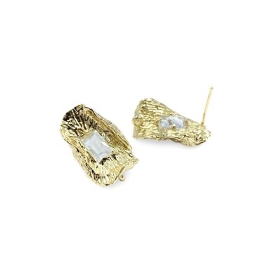 21x13mm 14k aukso sp. nerūdijančio plieno auskarų įvėrimai, 2vnt. 21x13mm 14k aukso sp. nerūdijančio plieno auskarų įvėrimai, 2vnt.