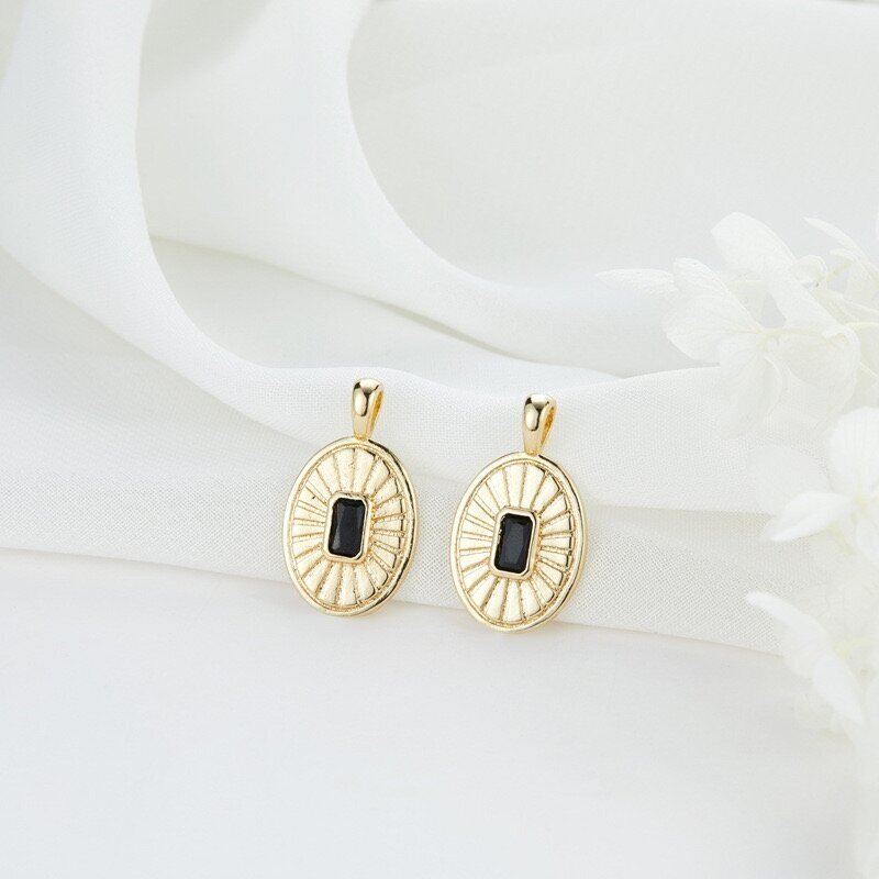 21x12mm 14k aukso sp. nerūdijančio plieno pakabukas, 1vnt.
