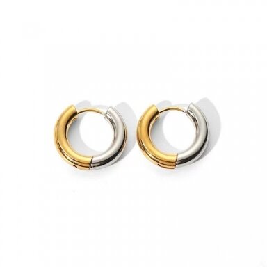 20mm platinos ir 14k aukso sp. nerūdijančio plieno auskarų įvėrimai, 2vnt, 20mm platinos ir 14k aukso sp. nerūdijančio plieno auskarų įvėrimai, 2vnt,
