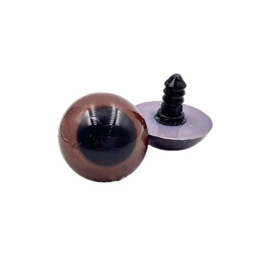 22mm rudos sp. plastikinės įsukamos akys žaislams, 4vnt. 22mm rudos sp. plastikinės įsukamos akys žaislams, 4vnt.