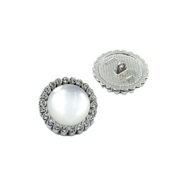 22mm sidabro sp. metalinė saga su kilpute, 2vnt.