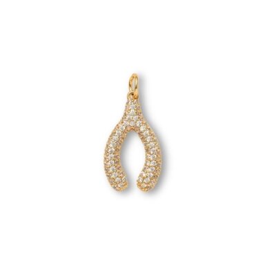 22x12mm 14k aukso sp. nerūdijančio plieno pakabukas, 1vnt.