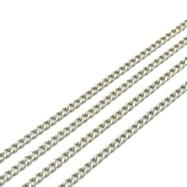 2,1x1,5mm pilkos sp. grandinėlė, 1m