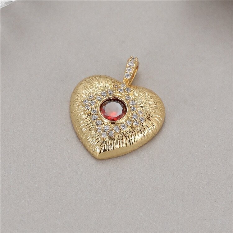 22x18mm 14k aukso sp. nerūdijančio plieno pakabukas širdis, 1vnt. 22x18mm 14k aukso sp. nerūdijančio plieno pakabukas širdis, 1vnt.