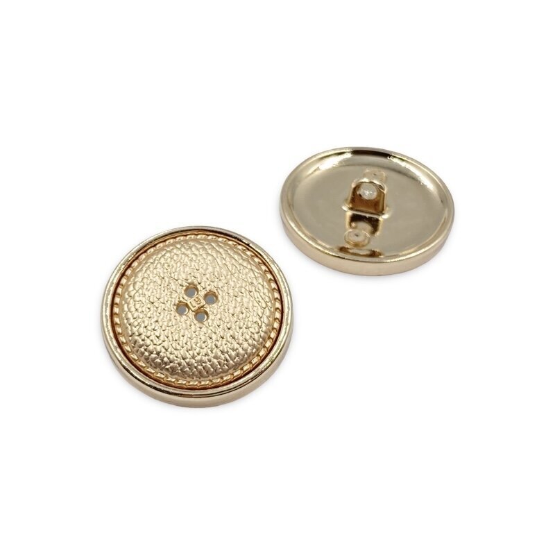 22mm aukso sp. metalinė saga su kilpute, 1vnt.