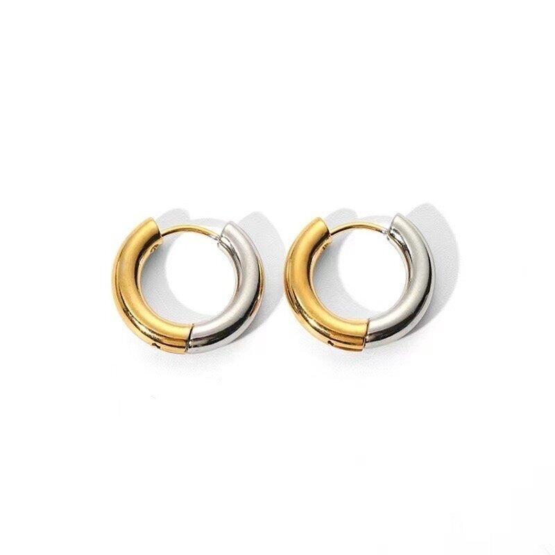 20mm platinos ir 14k aukso sp. nerūdijančio plieno auskarų įvėrimai, 2vnt, 20mm platinos ir 14k aukso sp. nerūdijančio plieno auskarų įvėrimai, 2vnt,