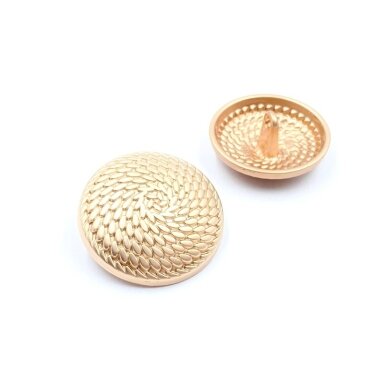 23mm aukso sp. metalinė saga su kilpute, 1vnt.