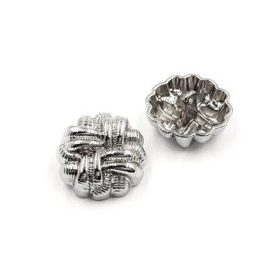 23mm sidabro sp. metalinė saga su kilpute, 2vnt.