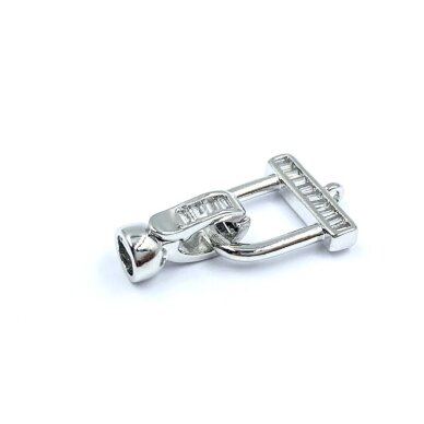 23x12mm platinos sp. nerūdijančio plieno užsegimas su žiedeliu, 1vnt. 23x12mm platinos sp. nerūdijančio plieno užsegimas su žiedeliu, 1vnt.
