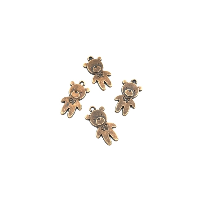 25x14mm vario sp. pakabukas meškiukas, 7vnt.