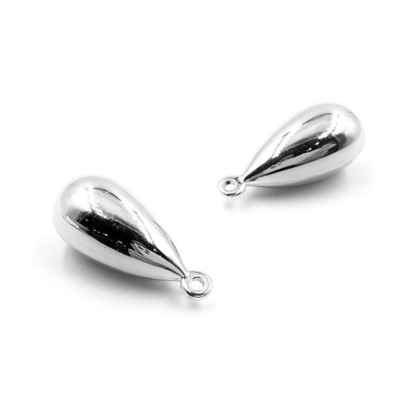 23x11mm platinos sp. nerūdijančio plieno pakabukas lašas, 1vnt. 23x11mm platinos sp. nerūdijančio plieno pakabukas lašas, 1vnt.