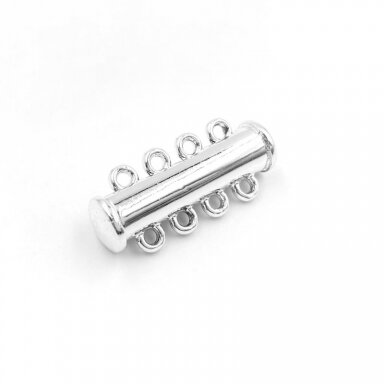 24x10mm nikelio sp. magnetiniai užsegimai 4 kilputėmis, 1vnt.