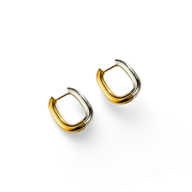 24x19mm 14k aukso ir platinos sp. nerūdijančio plieno auskarų įvėrimai, 2vnt. 24x19mm 14k aukso ir platinos sp. nerūdijančio plieno auskarų įvėrimai, 2vnt.