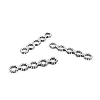 24x5mm sidabro sp. intarpai, 37vnt.