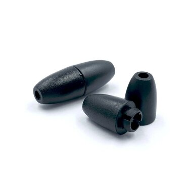 24x9mm juodos sp. plastikinis užspaudžiamas užsegimas, 2vnt.
