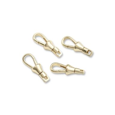 25mm 14k aukso sp. nerūdijančio plieno užsegimas karabinas, 1vnt.