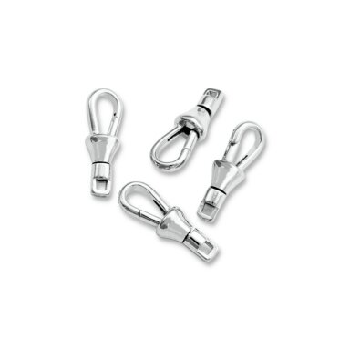 25mm platinos sp. nerūdijančio plieno užsegimas karabinas, 1vnt.