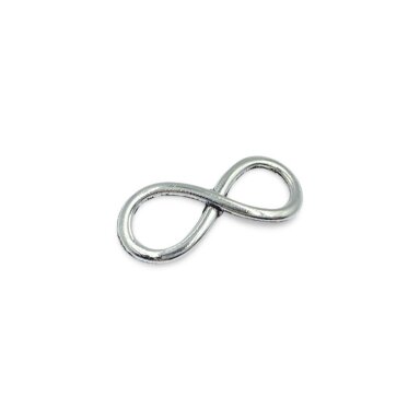 25x10mm sidabro sp. pakabukas begalybė, 20vnt.