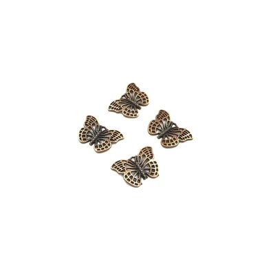 26x18mm vario sp. pakabukas drugelis, 10vnt.