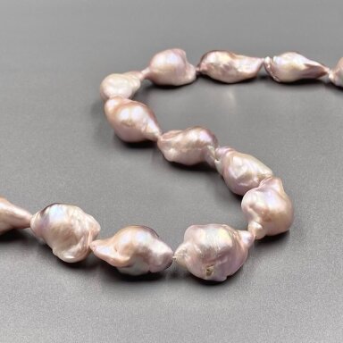 ±25x16mm rausvos sp. natūralūs gėlavandeniai barokiniai perlai, 42cm juosta ±25x16mm rausvos sp. natūralūs gėlavandeniai barokiniai perlai, 42cm juosta
