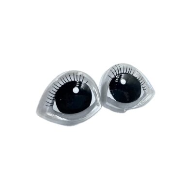25x20mm plastikinės įsukamos akys žaislams, 2vnt. 25x20mm plastikinės įsukamos akys žaislams, 2vnt.
