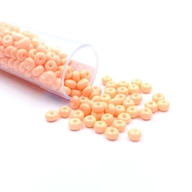 2,5x4,5mm persikinės sp. biserio karoliukai, ±14g