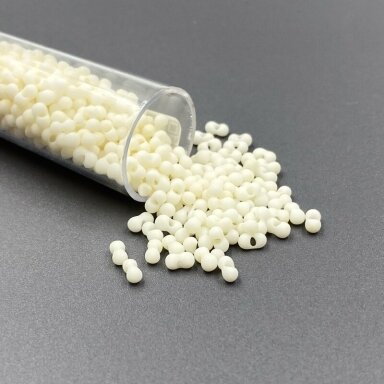 2,5x4mm gelsvos sp. biserio karoliukai, ±13g