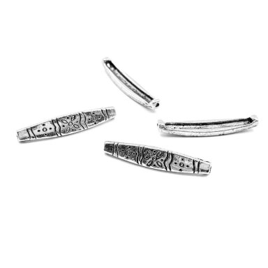 25x5mm sidabro sp. intarpai, 22vnt.