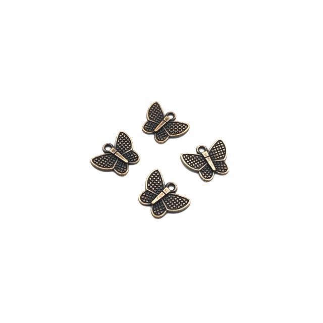 17x13mm vario sp. pakabukas drugelis, 13vnt.