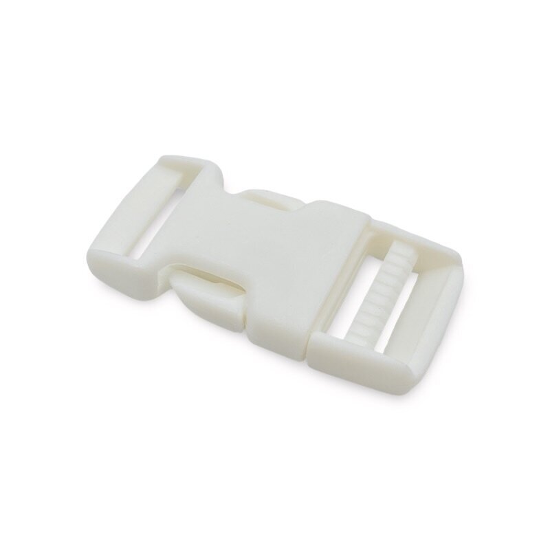 20mm baltos sp. plastikinis užsegimas, 3vnt.