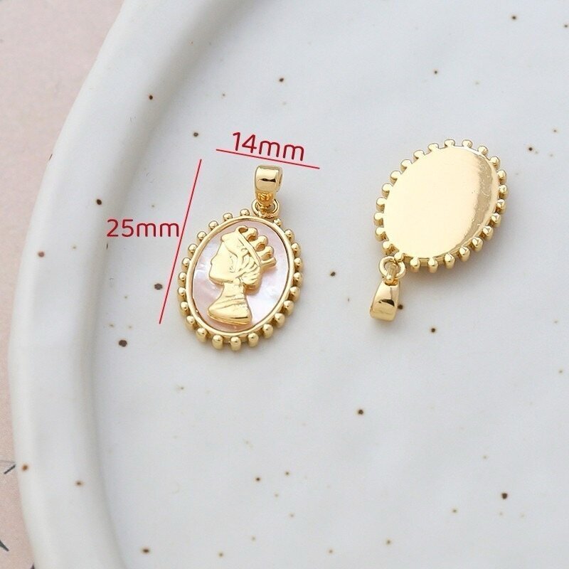 25x14mm 14k aukso sp. nerūdijančio plieno pakabukas su kriaukle, 1vnt. 25x14mm 14k aukso sp. nerūdijančio plieno pakabukas su kriaukle, 1vnt.