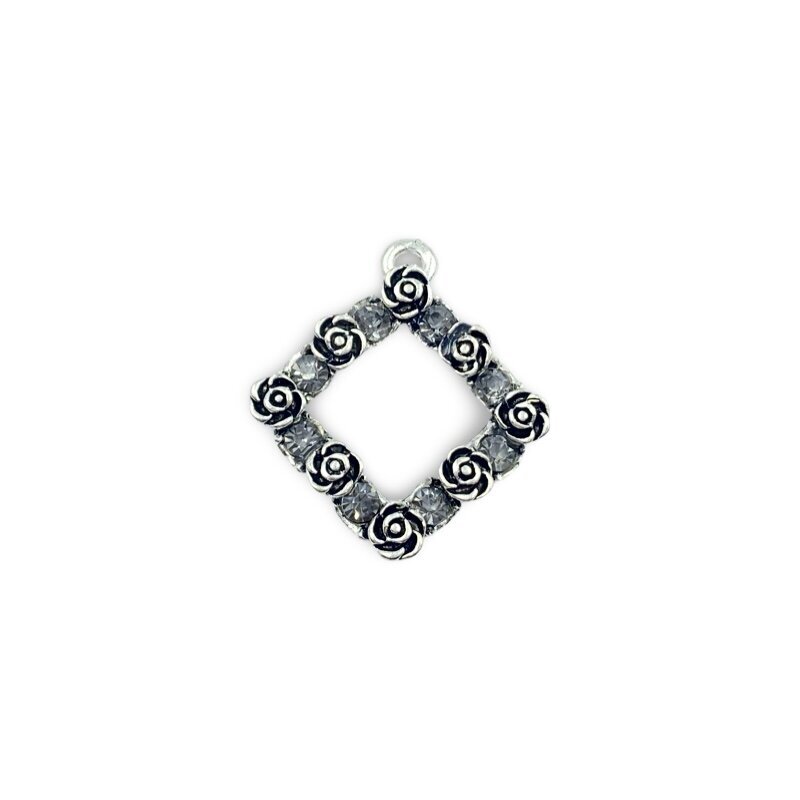 25x22mm sidabro sp. pakabukas, 1vnt.