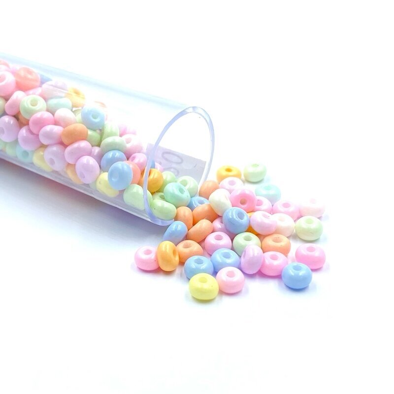 2,5x4,5mm mix sp. biserio karoliukai, ±13g