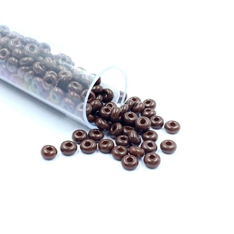 2,5x4,5mm rudos sp. biserio karoliukai, ±13g