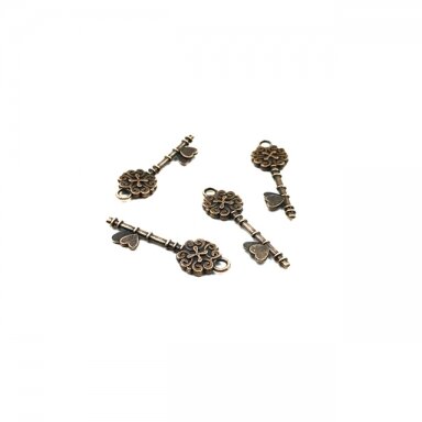 34x11mm vario sp. pakabukas raktas, 12vnt.