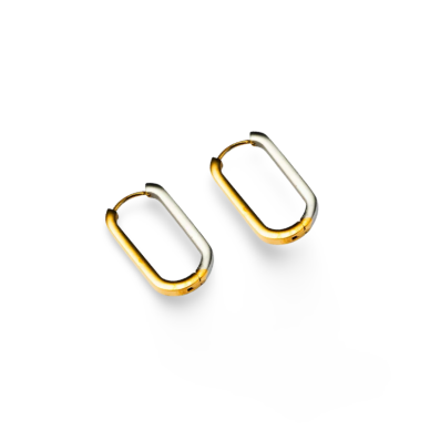 26x14mm 14k aukso ir platinos sp. nerūdijančio plieno auskarų įvėrimai, 2vnt. 26x14mm 14k aukso ir platinos sp. nerūdijančio plieno auskarų įvėrimai, 2vnt.