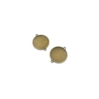 34x28mm žalvario sp. rėmelis 25mm kabošonui, 5vnt. 34x28mm žalvario sp. rėmelis 25mm kabošonui, 5vnt.