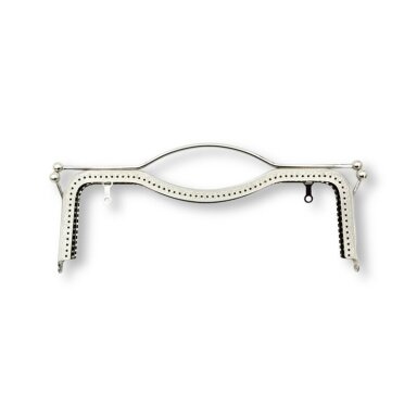 28cm nikelio sp. metalinis rankinės užsegimas, 1vnt. 28cm nikelio sp. metalinis rankinės užsegimas, 1vnt.