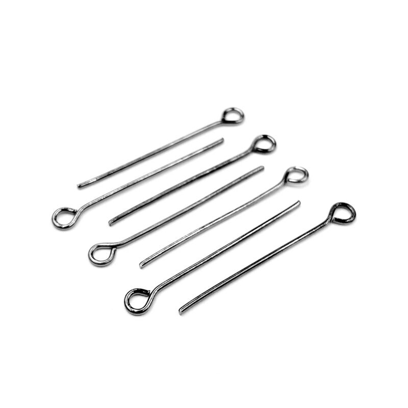 28mm juodintos sp. bižuteriniai vinukai su kilpute, 10g