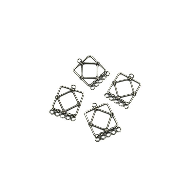 35x25mm juodintos sp. pakabukas, 7vnt.