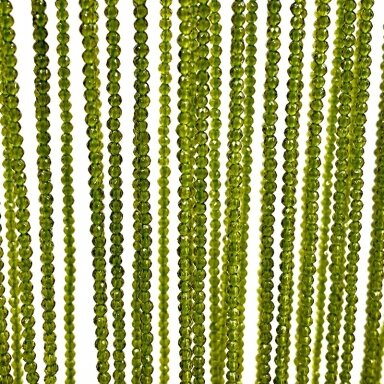 2mm chaki sp. stiklo kristalai, 40cm juosta